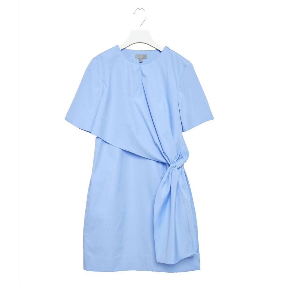 COS blue summer shift dress
